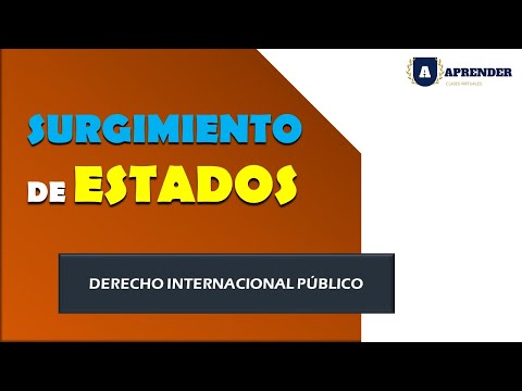 Surgimiento y Reconocimiento de Estados