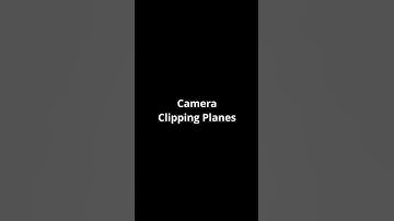 Unity Camera Clipping Planes #planeclipping #farclipping #nearclipping