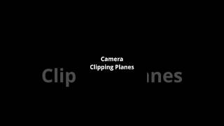 Unity Camera Clipping Planes #planeclipping #farclipping #nearclipping