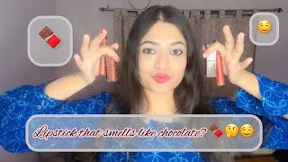 @blueheavencosmetics Lipsticks that smell like chocolates?🍫| Honest First Impression|Unsponsored screenshot 4