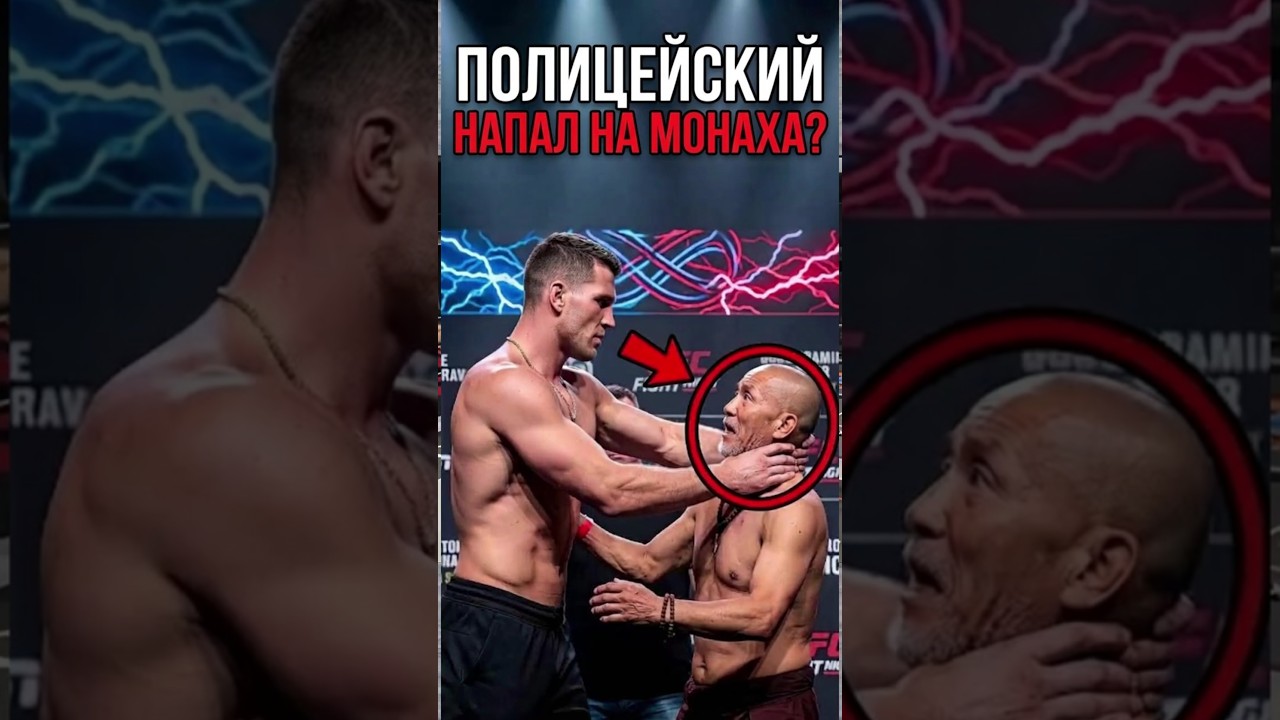 Бывший полицейский решил, что сможет справиться с монахом, и это кончилось полным провалом 😳🥊