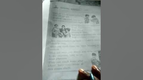 Class I - Moral Science - Chapter 3 - Learning manners