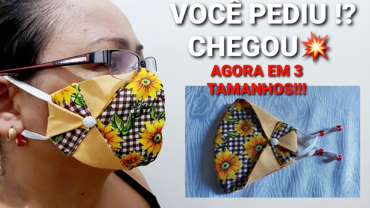 FACE MASK 🔥 A MÁSCARA QUE VOCÊS PEDIRAM AGORA EM 3 TAMANHO💥💥 SUPER CONFORTO!!!