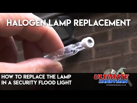 Video: Hvordan fjerner du en lyspære fra et flomlys?