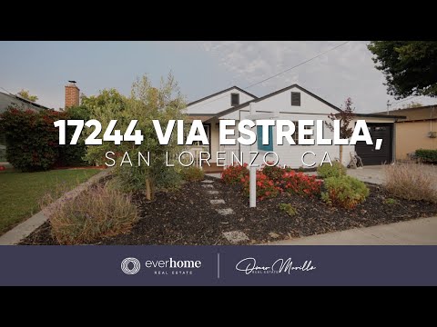 17244 Via Estrella, San Lorenzo, CA home video tour