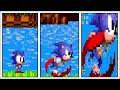 Baby Sonic- Adult Sonic- Giant Sonic