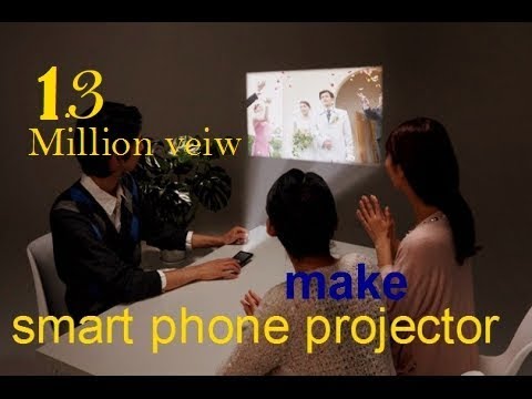 MAKE MOBILE PROJECTOR 5 MINUTS APNE MOBILE KO PROJECTOR BANAYE