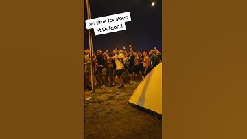 Defqon.1 camper boys are like 😂 | Can you guess the song they hum?