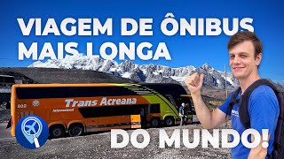 Como é viajar na mais longa linha de ônibus do mundo entre o Rio de Janeiro e Lima no Peru
