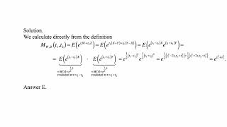 Exam P exercise for March 29, 2018