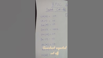 Bpsc Assistant 2023 expected cut off #bpsc #aspirant #bpscassistant #67thbpsc #68thbpscmains #cutoff