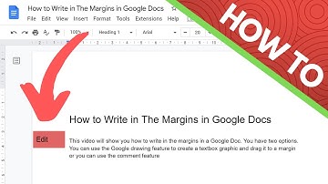 How to Write in The Margins in Google Docs