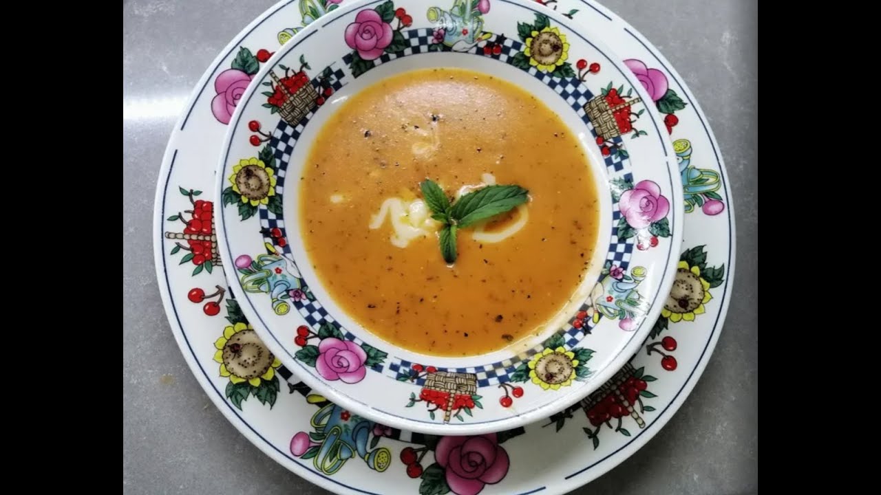 Pratik domates çorbası tarifi ( 4 kişilik ) YouTube