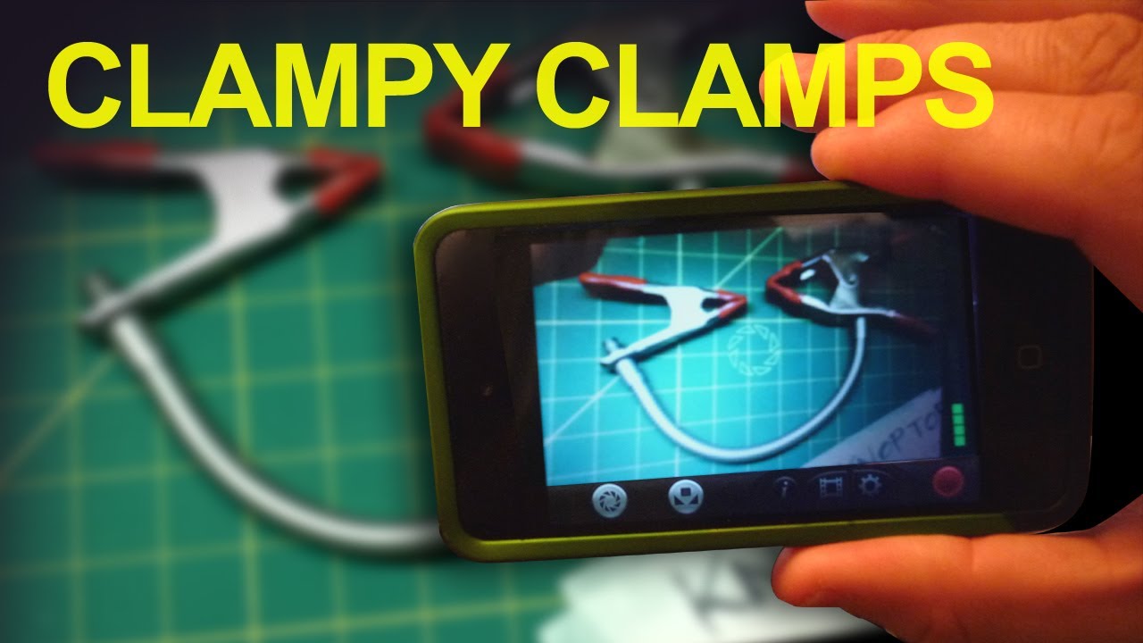 Click Clamp Filming Homemade Flexible Clamps & Filming on an iPod Touch - QUICK FX - YouTube