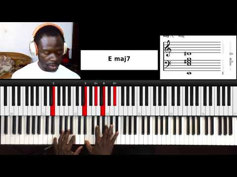 7th Chords Series Key E Piano Tutorials For Beginners Chords