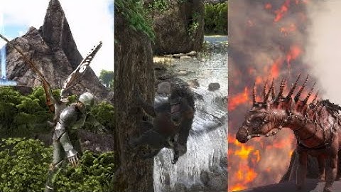 Dinopithecus,Amargasaurus,Sinomacrops Admin Spawn Commands! Ark Survival Evolved Lost Island