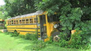 Abandoned School Buses | Old abandoned rusty buses