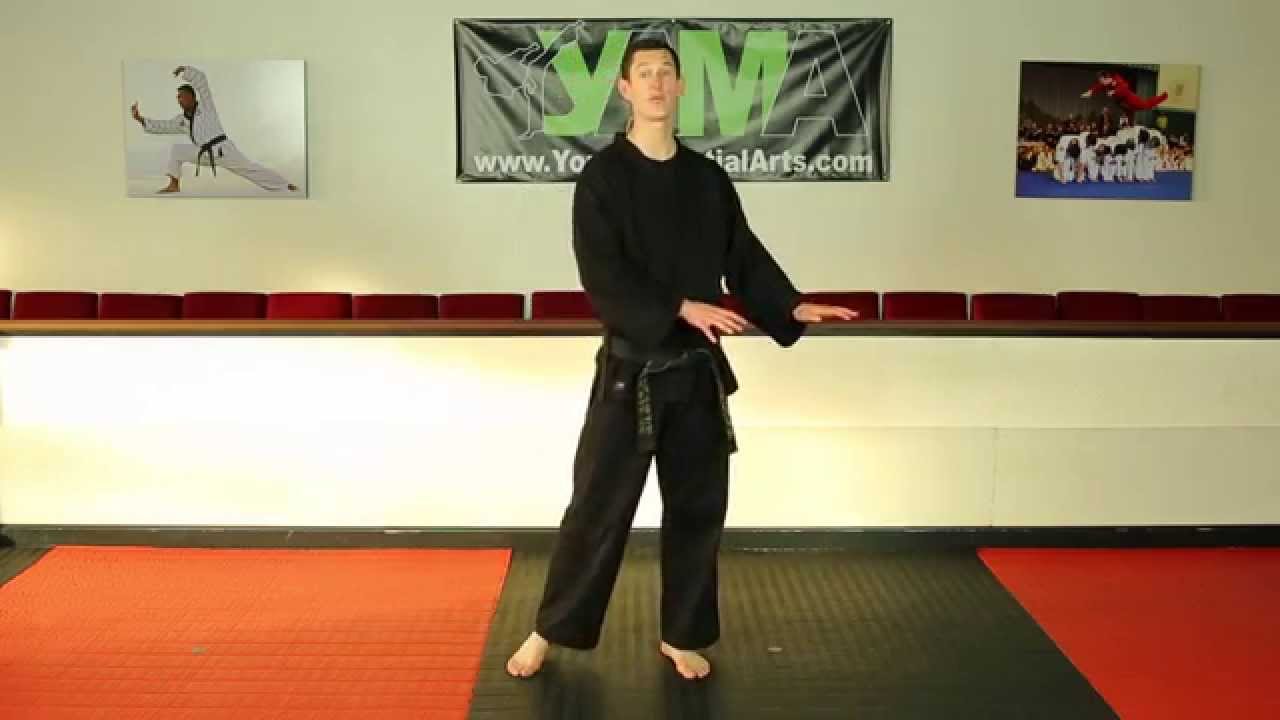 Taekwondo sparring footwork drill YAMA Instructional Video YouTube