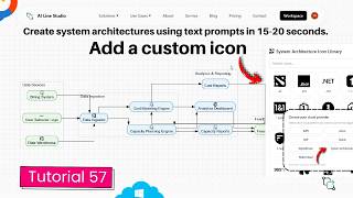 AI Line Studio Tutorial 57: Add Custom Icon to System Architecture