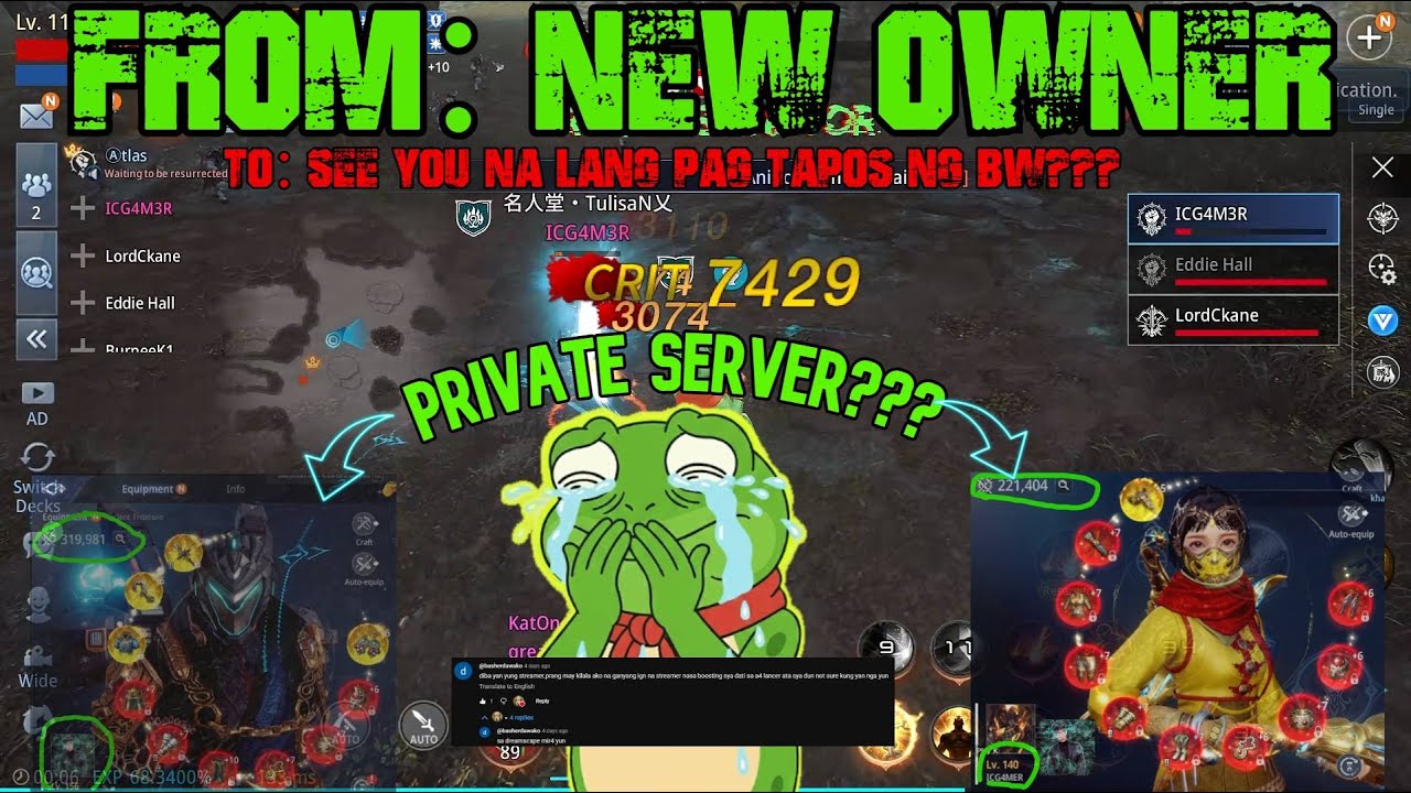 Mir4 | LIONHEART | EXPOSED: DELUSIONAL PLAYER 🤡 