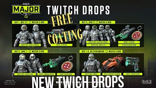 New twitch drops coming SOON! Free armour coating, charms and adrenal skins!