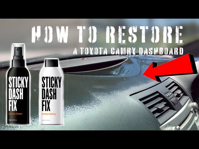 How to Clean a Sticky Dashboard? » Way Blog