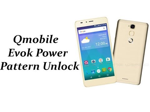 Qmobile Evok Power Pattern Unlock