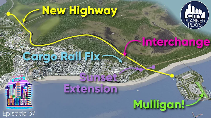 A New Highway through the City: Verde Beach - Vanilla Cities Skylines (Ep. 37)