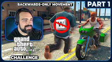 Can You Beat GTA 5 While Only Moving Backwards? Part 1