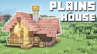 Minecraft  Wooden Plains House Tutorial (How to Build)