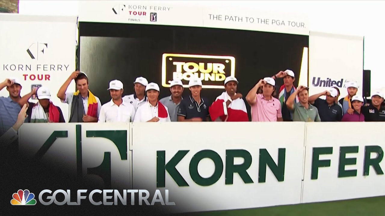 Watch: Twenty Korn Ferry Tour golfers earn PGA Tour cards in ceremony ...
