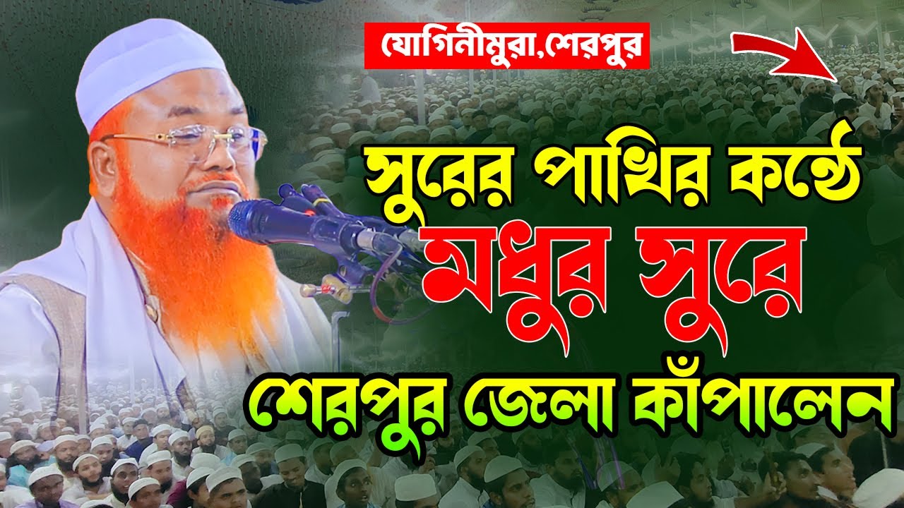 শেরপুরে সুরের পাখির কন্ঠে মধুর ওয়াজ । মাওলানা আবু তালেব সাইফুদ্দিন। Mawlana Abu Taleb Saifuddin 2025