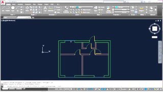 AutoCad Complete Floor Plan/ Part 3 ( Adding Doors, Windows) Tutorial