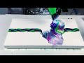 #154 - Purple & Green? Who would have thought!! MUST SEE! | Fluid Artist | Dutch Pour