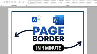 How to Insert Page Border In Word - Add Page border in Word