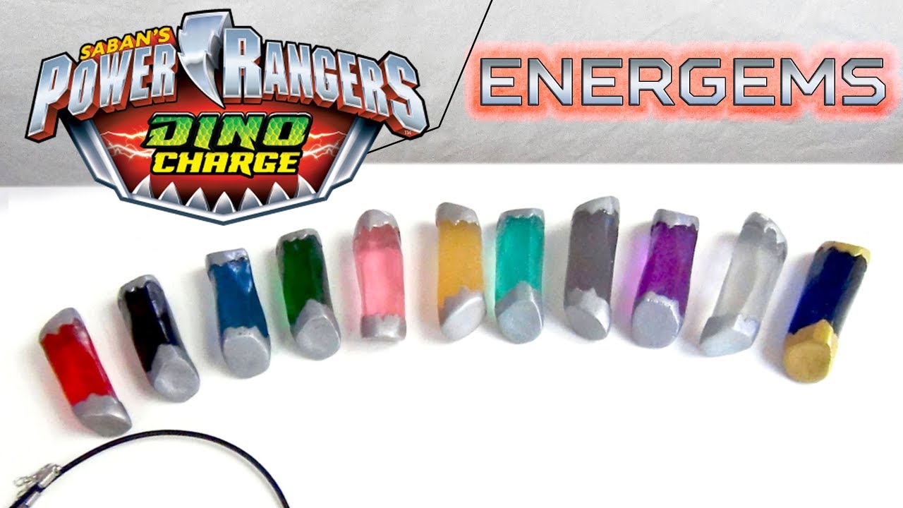 Masacre pecado Pasivo Power Rangers Dino Charge ENERGEMS! 11 amazing handmade energem replicas! -  YouTube