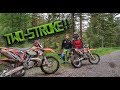 KTM EXC 200 Enduro ride | 2 stroke VS 4 stroke | Honda VS KTM |