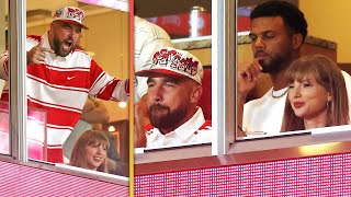 Taylor Swift and Travis Kelce Celebrate ENGAGEMENT at Football Game! Taylor And Travis Eagles Game