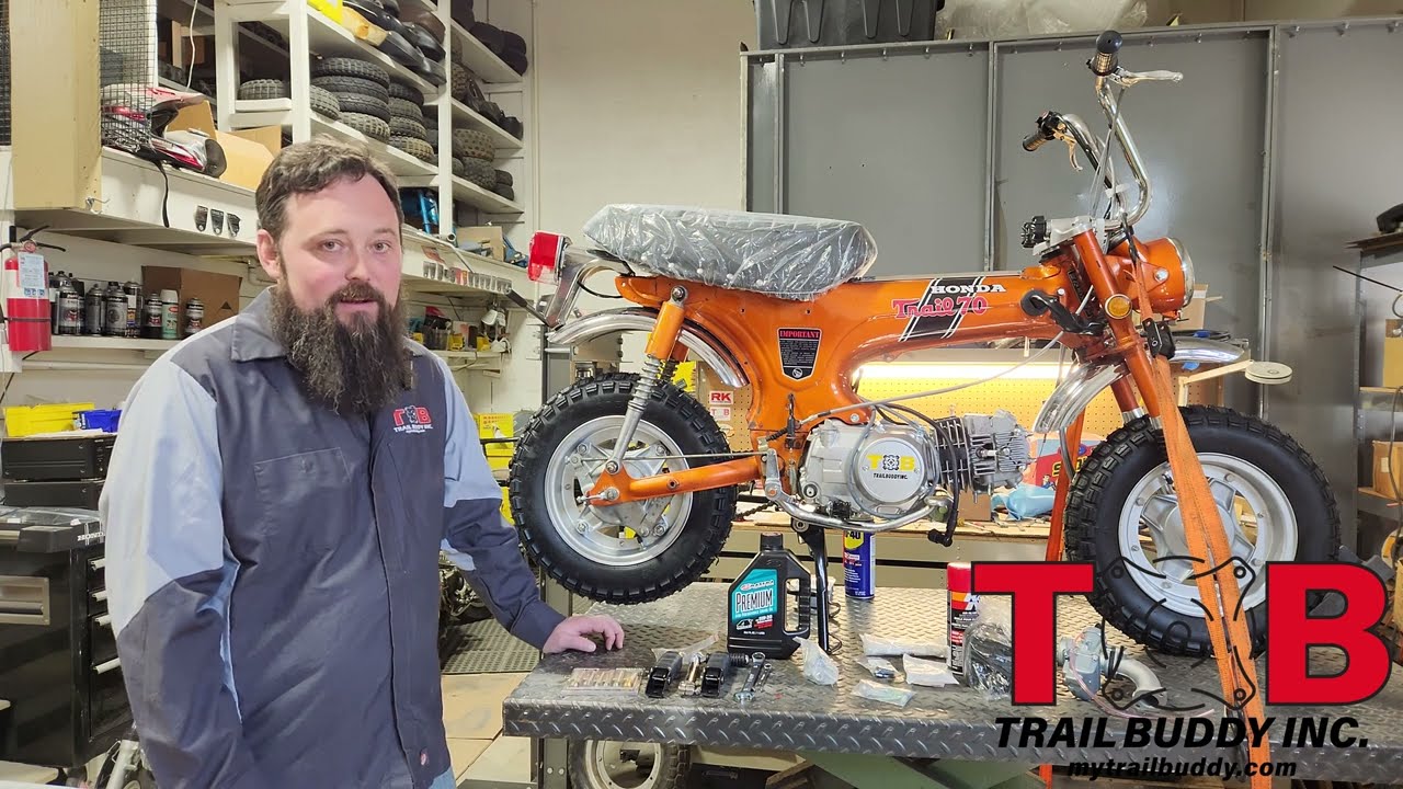 Trail Buddy Bike Build Part 16: Carb Installation and Buddy Pegs