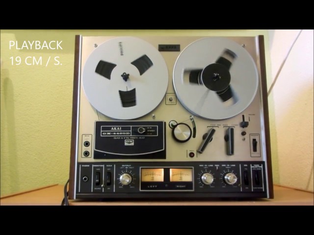 AKAI GX-4400D RECORD TEST - YouTube