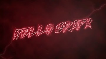 Design a Lightning Text Effect Photoshop CC 2018 Tutorial