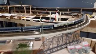 Gábor's HO scale model train layout update under construction 2017 March 20