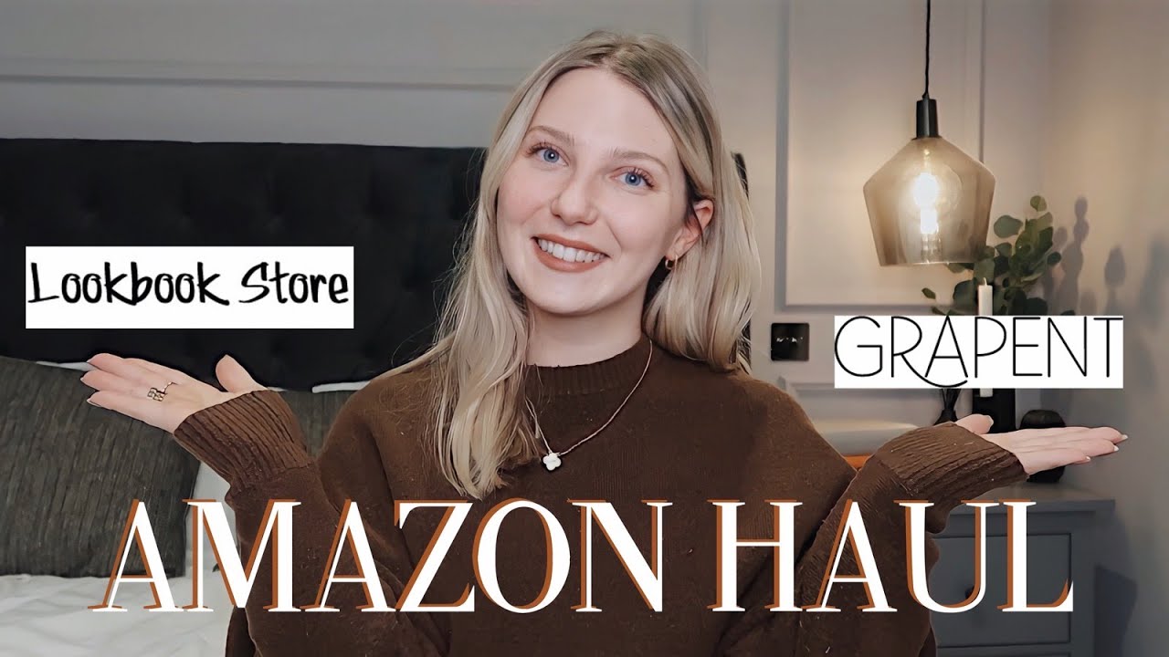 AMAZON CLOTHING TRY ON HAUL ad | LOOKBOOKSTORE & GRAPENT HAUL | Zoe Corrigall