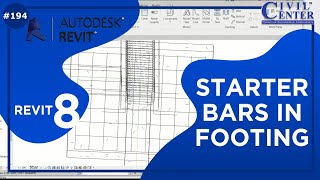 Revit Structure : 8. Starter Bars In Footing