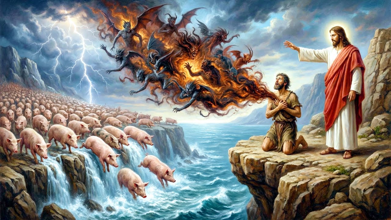 WHY DID DEMONS BEG JESUS TO ENTER PIGS?