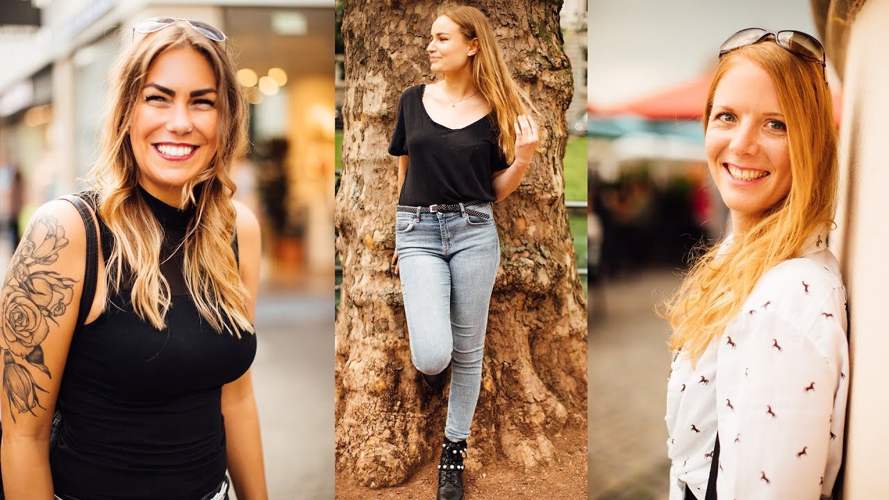 Folge mir und schaue, wie ich spontan hübsche Leute auf der Straße anspreche und ein Shooting mache