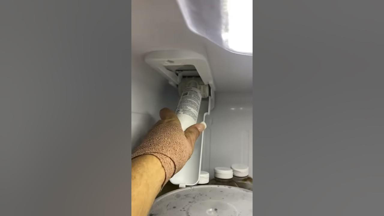 Kenmore elite water filter change YouTube