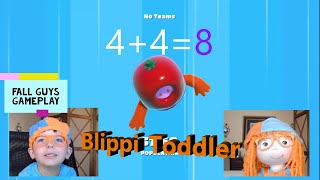 Blippi Toddler gameplay learning fun with Libby/Fall Guys racing screenshot 5
