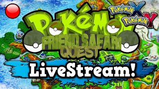LIVE Shiny Hunting in Friend Safari! Pokemon X