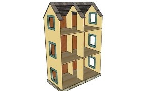 Dollhouse Plans http://myoutdoorplans.com/playhouse/dollhouse-plans/ SUBSCRIBE for a new DIY video almsot every day! If you want to learn ...
